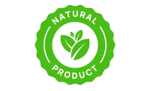 Naturally sourced ingredients badge